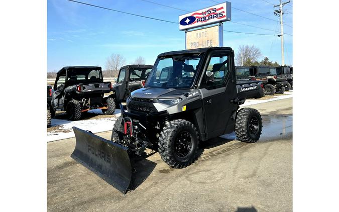 2022 RANGER XP 1000 NorthStar Edition Ultimate - Titanium - Plow+Cab+HVAC! - Polaris