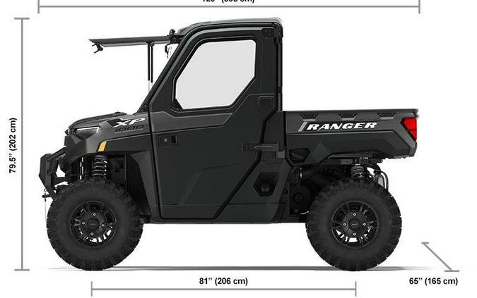 2022 RANGER XP 1000 NorthStar Edition Ultimate - Titanium - Plow+Cab+HVAC! - Polaris