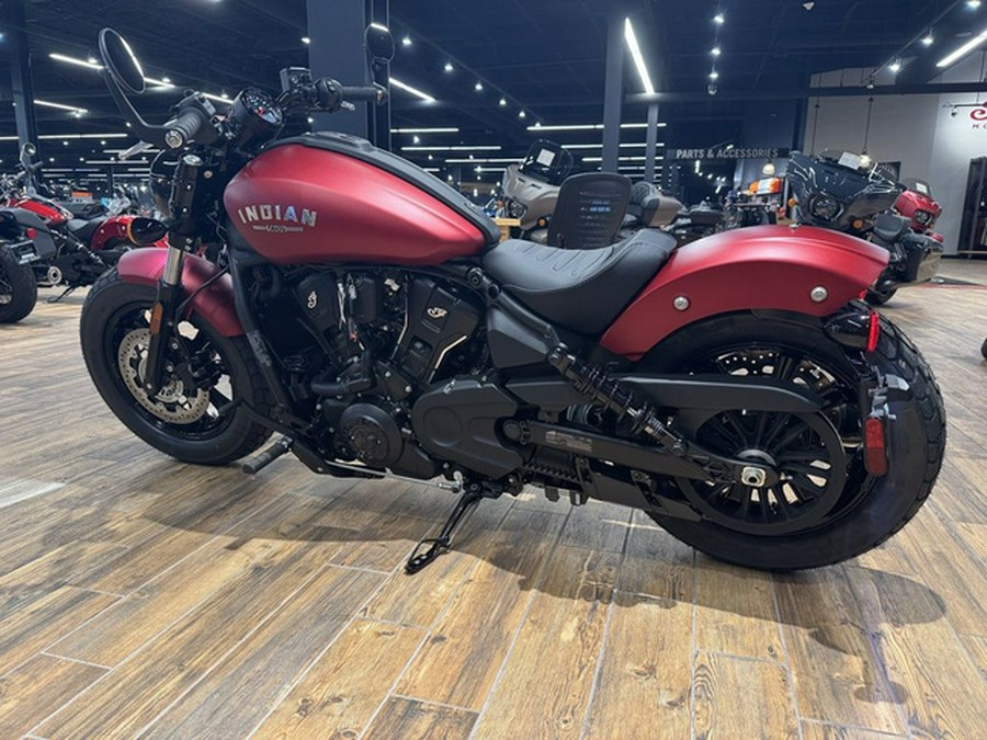 2025 Indian Scout Bobber Limited Sunset Red Smoke