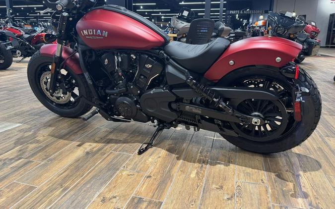 2025 Indian Scout Bobber Limited Sunset Red Smoke