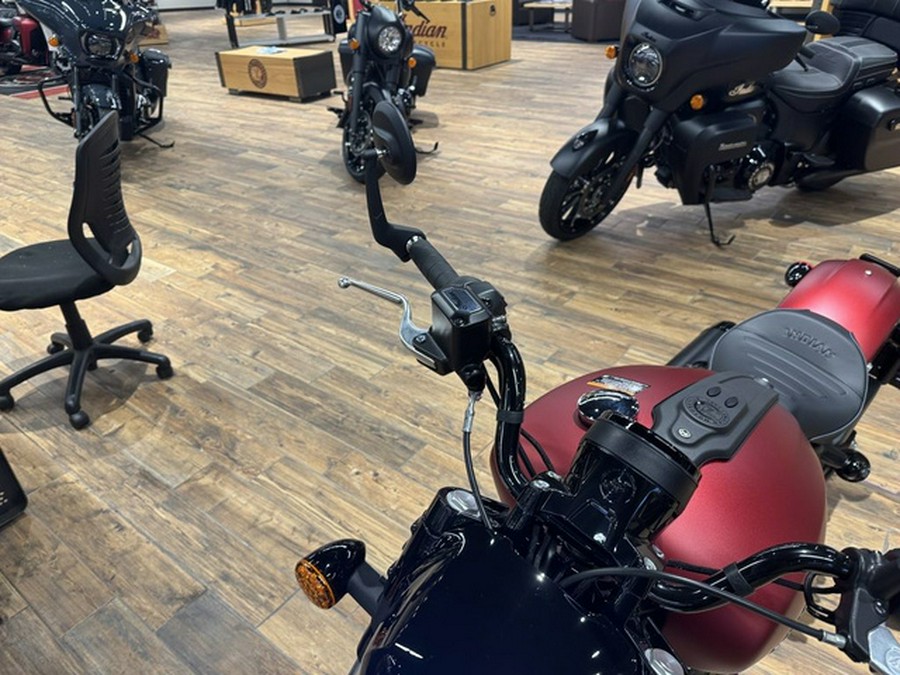 2025 Indian Scout Bobber Limited Sunset Red Smoke