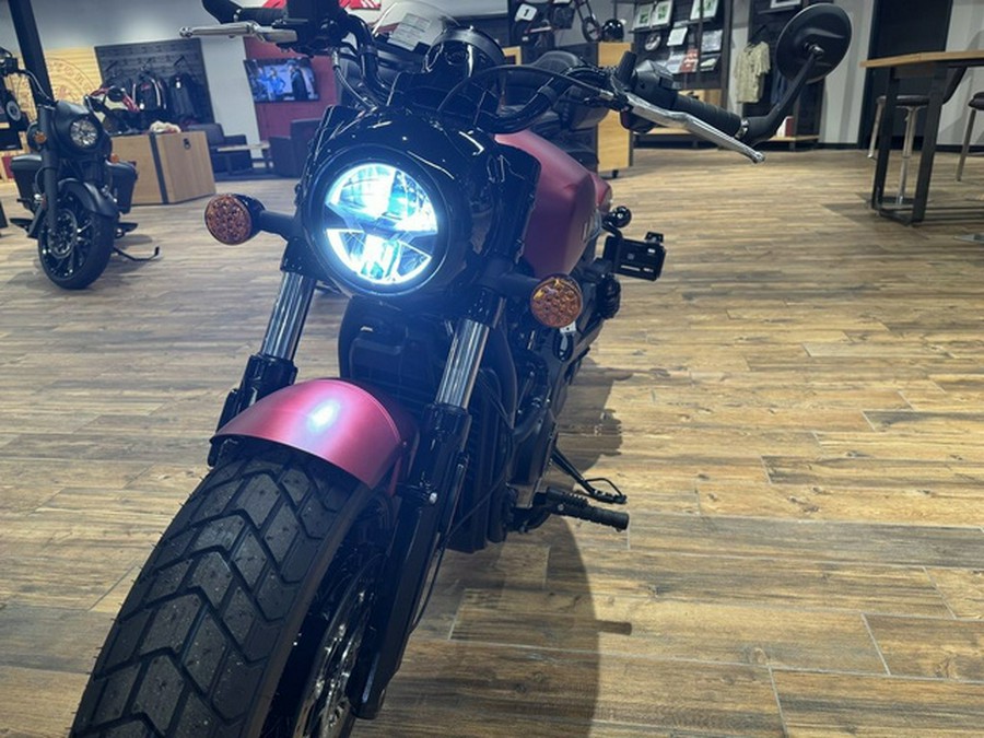 2025 Indian Scout Bobber Limited Sunset Red Smoke