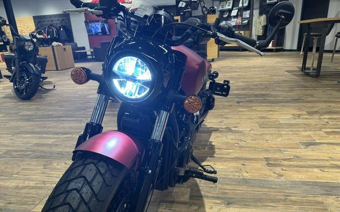 2025 Indian Scout Bobber Limited Sunset Red Smoke