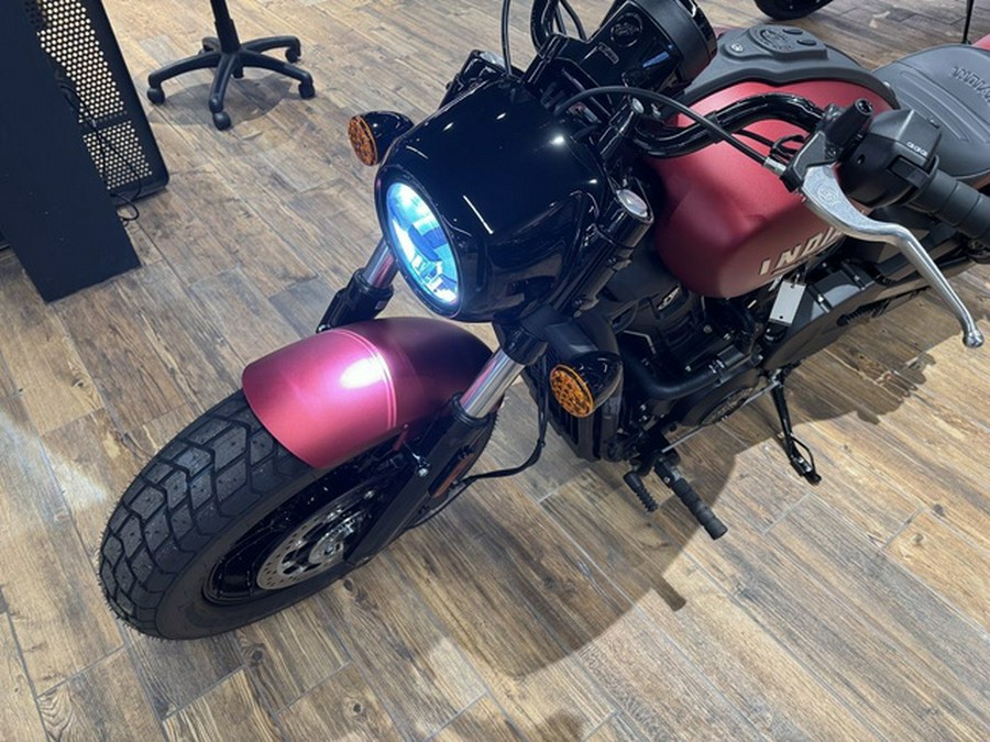 2025 Indian Scout Bobber Limited Sunset Red Smoke