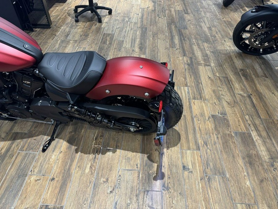 2025 Indian Scout Bobber Limited Sunset Red Smoke