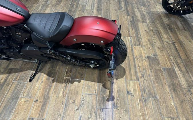 2025 Indian Scout Bobber Limited Sunset Red Smoke