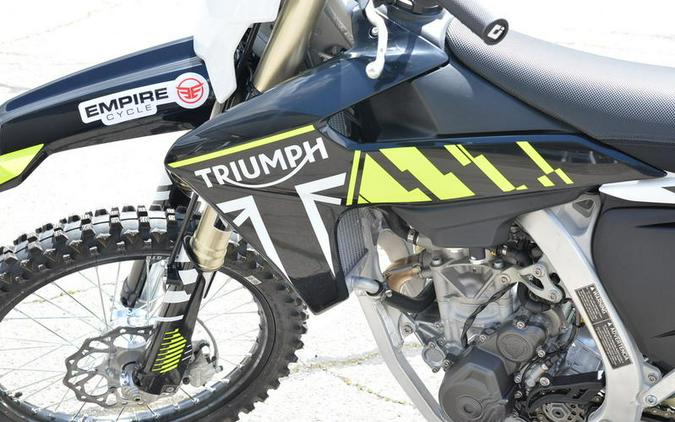 2024 Triumph TF 250-X Racing/Yellow/Black/White