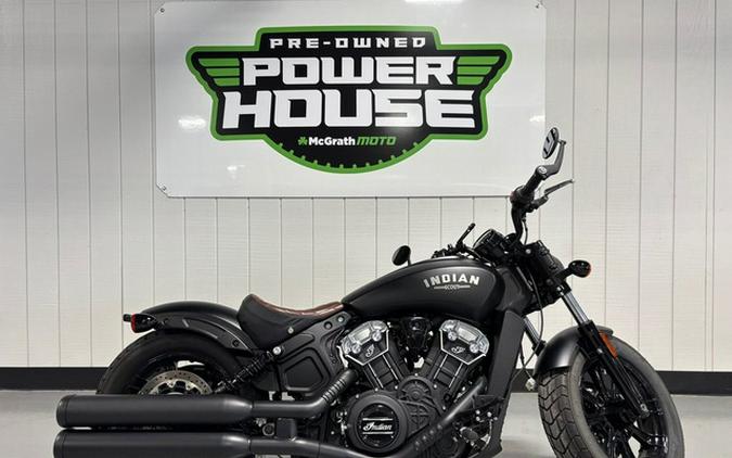 2021 Indian Scout Bobber ABS Thunder Black Smoke