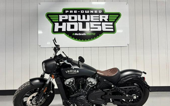 2021 Indian Scout Bobber ABS Thunder Black Smoke