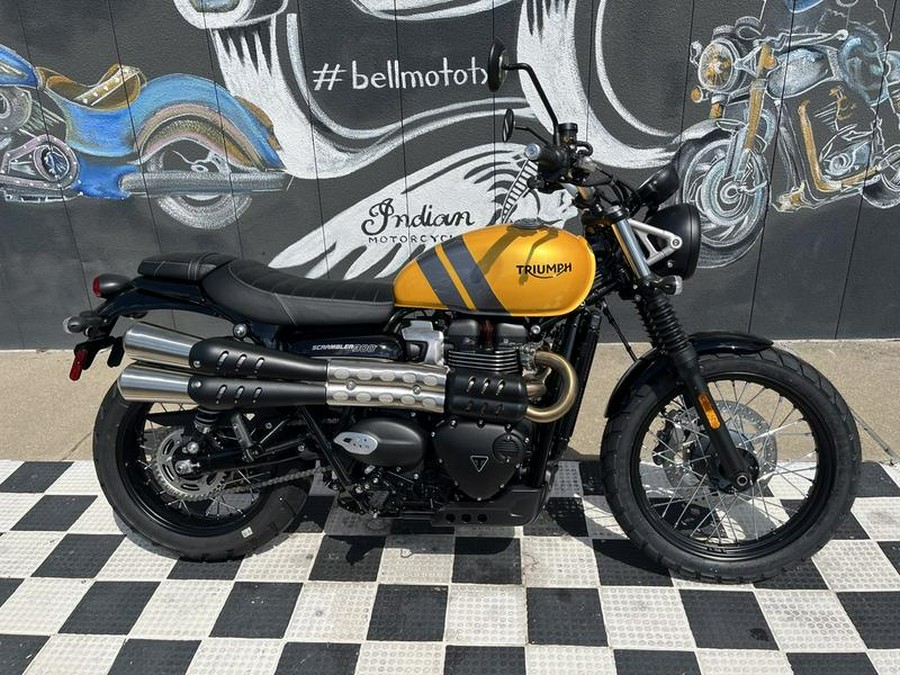 2024 Triumph Scrambler 900 Cosmic Yellow