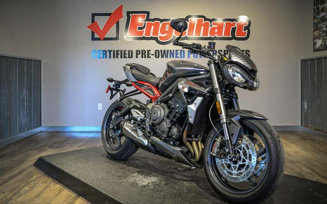 2022 Triumph Street Triple RS Silver Ice