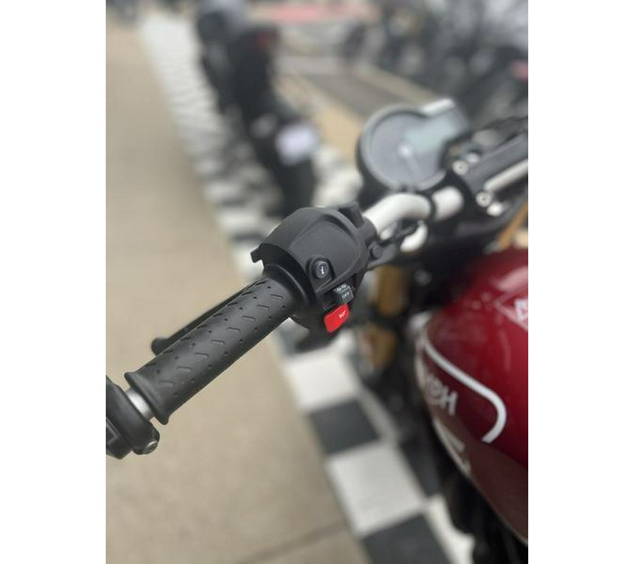 2025 Triumph Speed 400 Carnival Red / Storm Grey