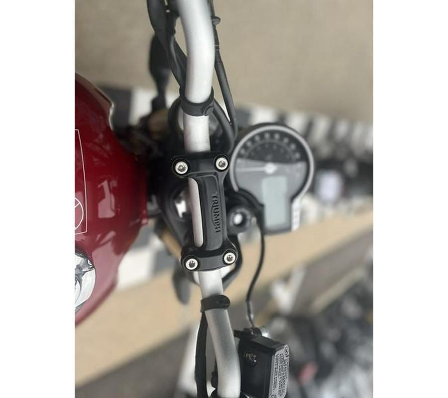 2025 Triumph Speed 400 Carnival Red / Storm Grey