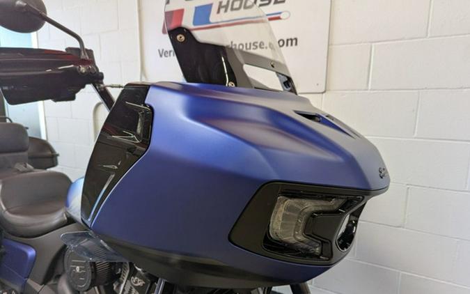 2024 Indian Challenger Dark Horse W/Powerband Audio Pkg Spirit Blue Smoke