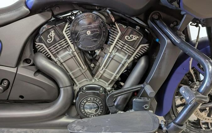 2024 Indian Challenger Dark Horse W/Powerband Audio Pkg Spirit Blue Smoke