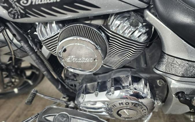2018 Indian Chieftain Elite Black Hills Silver w/ Marble Accents