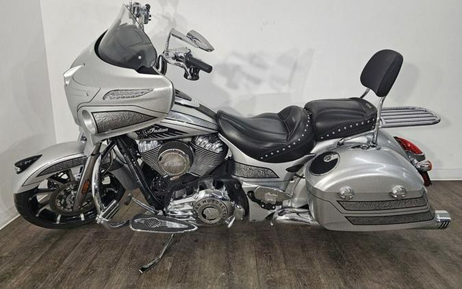 2018 Indian Chieftain Elite Black Hills Silver w/ Marble Accents