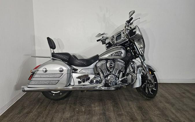 2018 Indian Chieftain Elite Black Hills Silver w/ Marble Accents