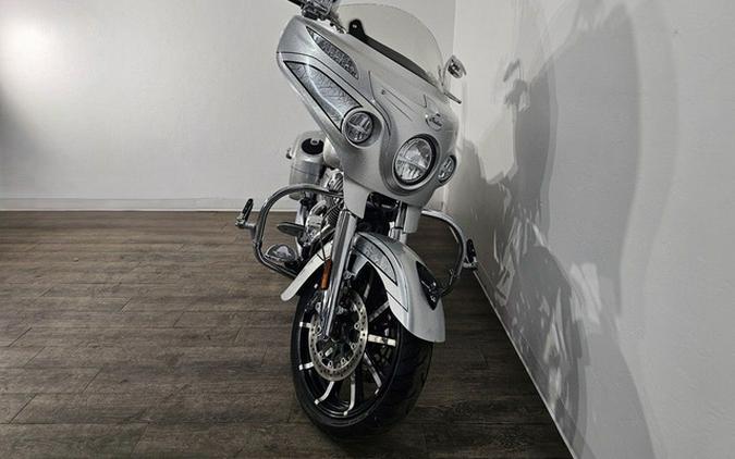 2018 Indian Chieftain Elite Black Hills Silver w/ Marble Accents