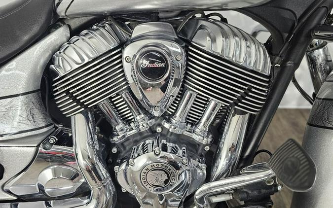 2018 Indian Chieftain Elite Black Hills Silver w/ Marble Accents