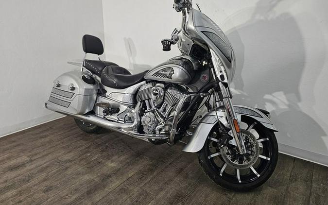 2018 Indian Chieftain Elite Black Hills Silver w/ Marble Accents