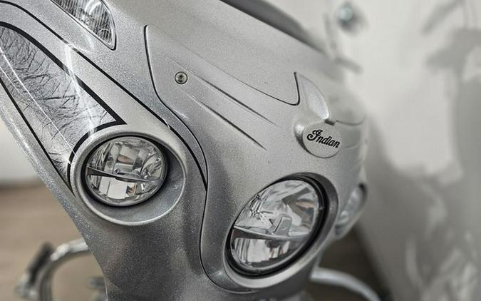 2018 Indian Chieftain Elite Black Hills Silver w/ Marble Accents