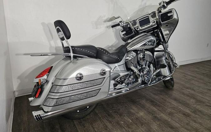 2018 Indian Chieftain Elite Black Hills Silver w/ Marble Accents