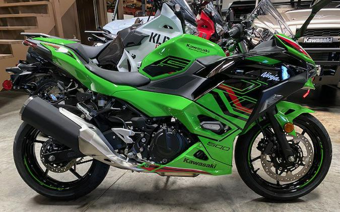 2024 Kawasaki NINJA 500 KRT SE ABS LIME GREEN / EBONY