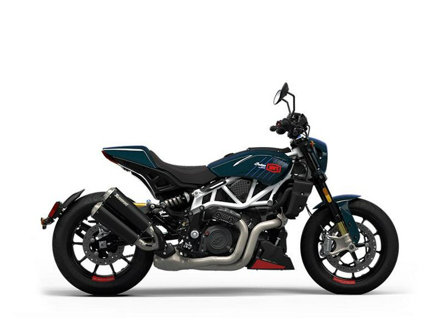 2024 Indian Motorcycle® FTR x 100% R Carbon Blue Candy Carbon