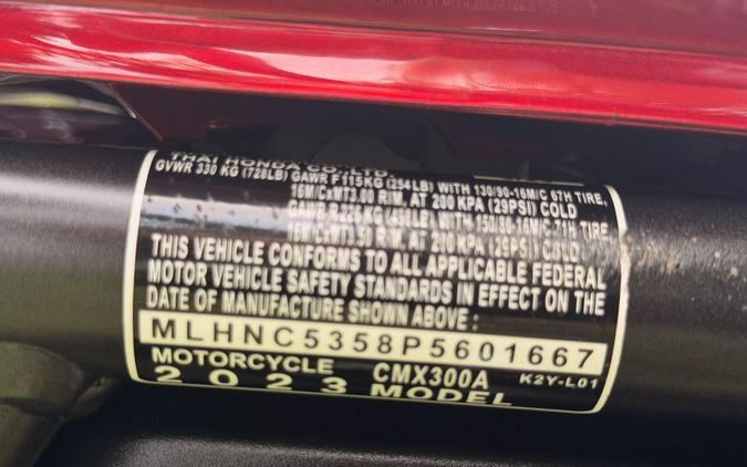2023 Honda Rebel 300 ABS