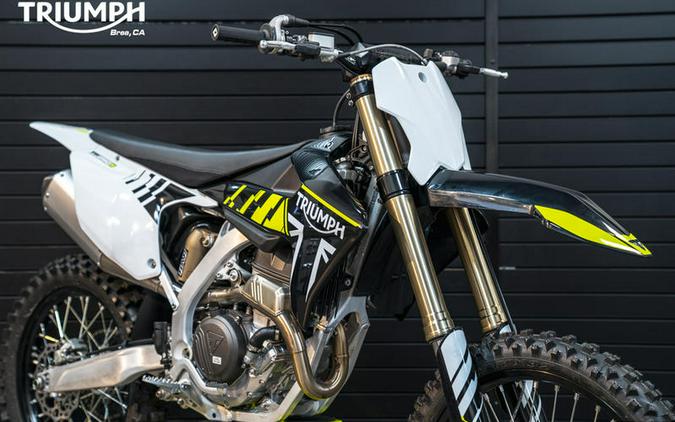 2024 Triumph TF 250-X Racing/Yellow/Black/White