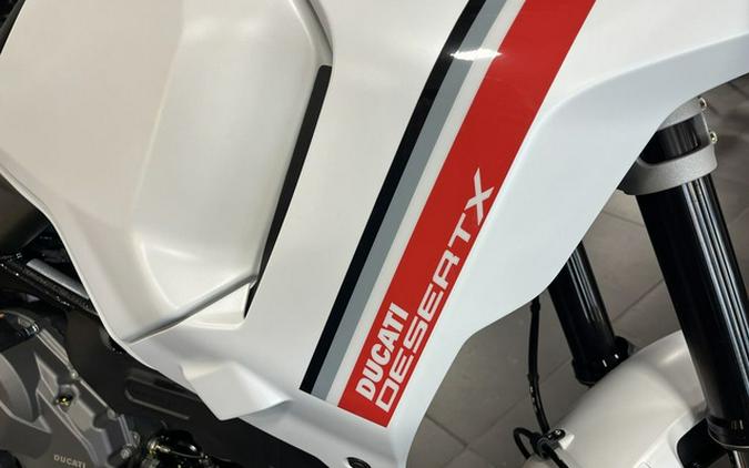 2026 Ducati Desert X Matt Star White Silk