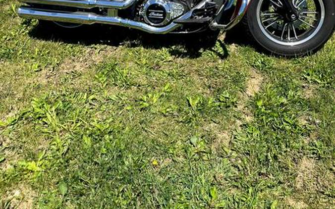 2019 Indian Motorcycle® Scout® Icon Series Ruby Metallic over White