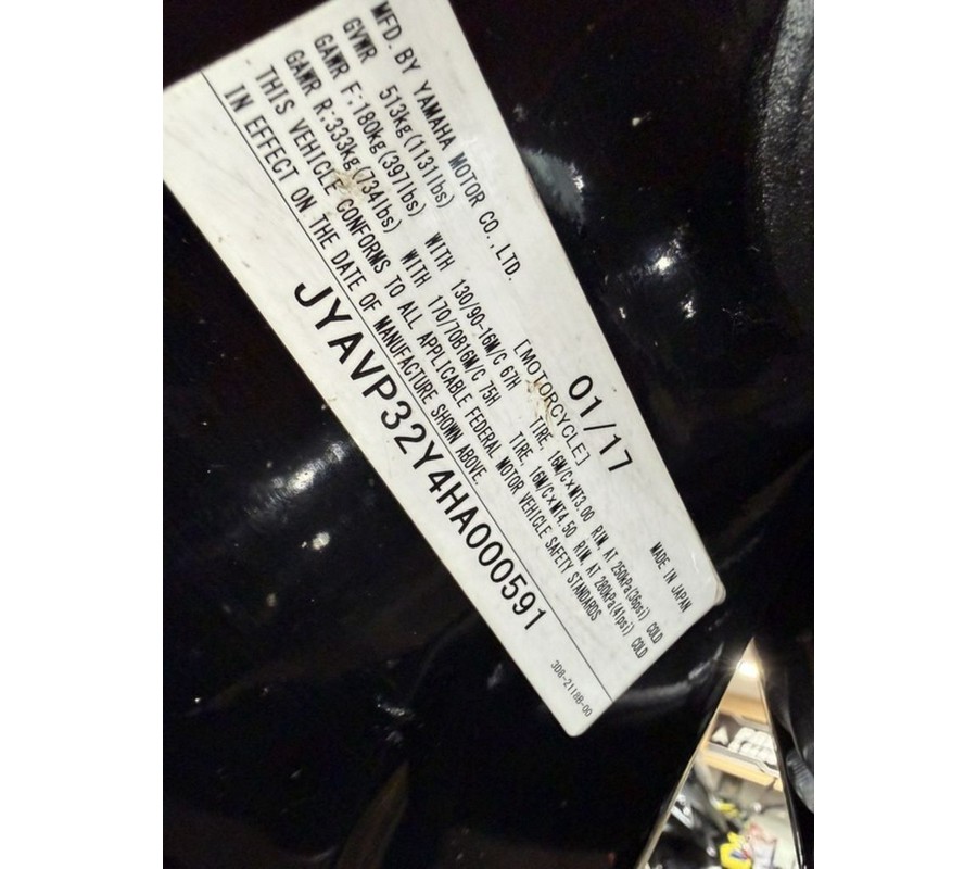 2017 Yamaha V Star 1300 Deluxe