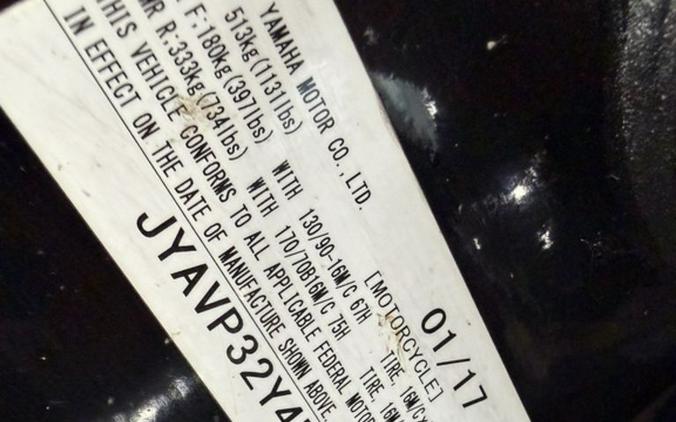 2017 Yamaha V Star 1300 Deluxe