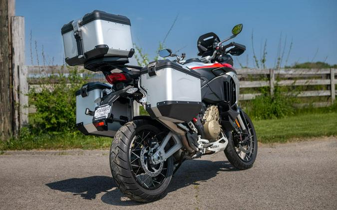 2023 Ducati Multistrada V4 Rally Brushed Aluminum & Matte Black