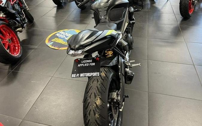 2020 Triumph Street Triple RS Matte Jet Black