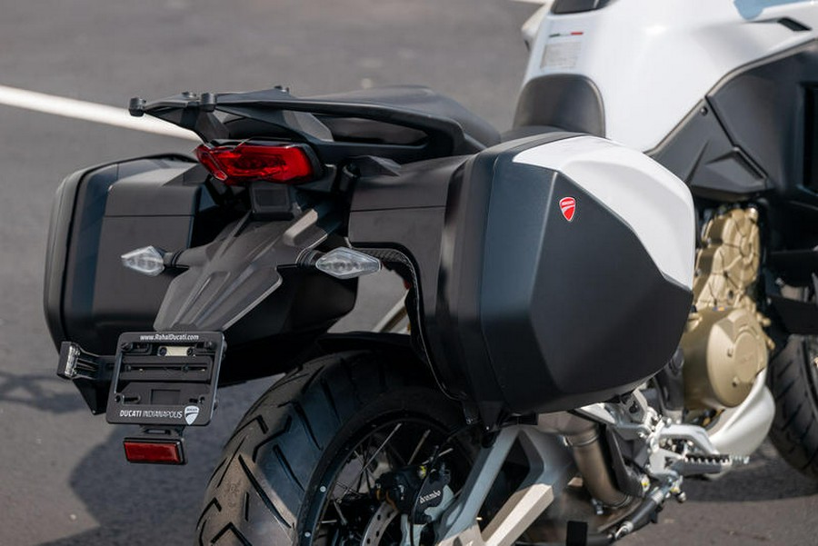 2023 Ducati Multistrada V4S Iceberg White - Spoked Wheels