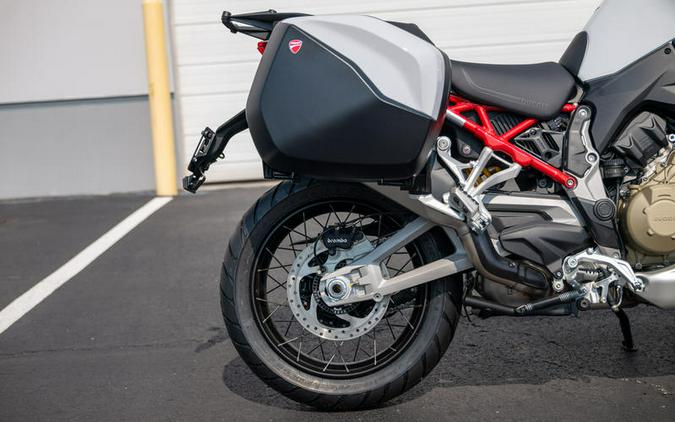 2023 Ducati Multistrada V4S Iceberg White - Spoked Wheels