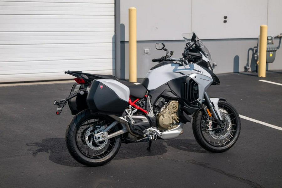 2023 Ducati Multistrada V4S Iceberg White - Spoked Wheels