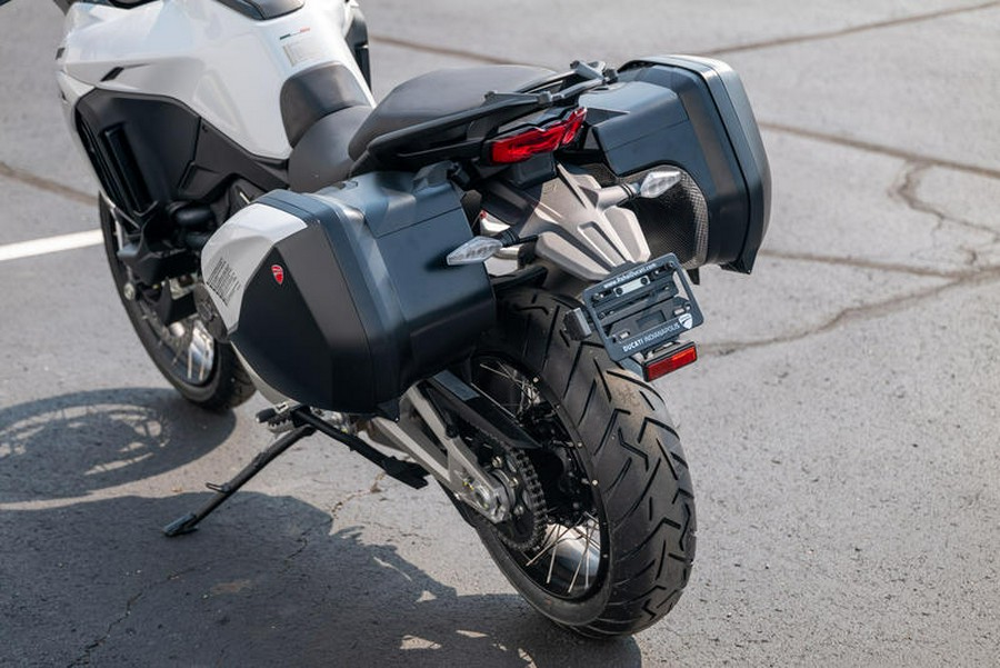 2023 Ducati Multistrada V4S Iceberg White - Spoked Wheels