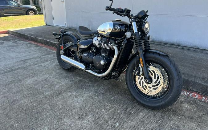 2023 Triumph Bonneville Bobber Chrome Edition Chrome / Jet Black