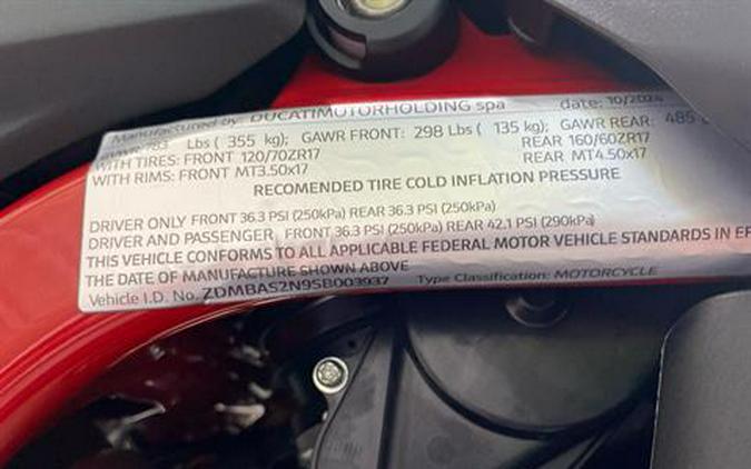 2025 Ducati Hypermotard 698 Mono