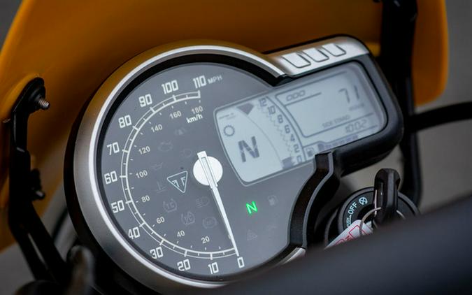 2026 Triumph Scrambler 400 XC Racing Yellow