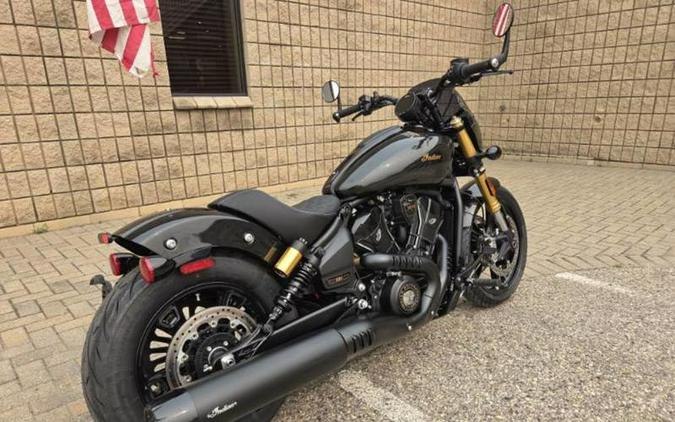 2026 Indian Motorcycle® 101 Scout® Black Crystal with Super Graphite
