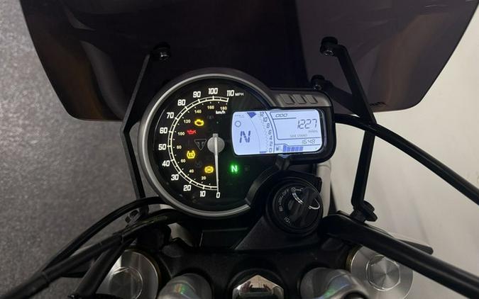 2025 Triumph Scrambler 400 X Phantom Black Silver Ice