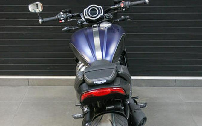 2025 Triumph Rocket 3 Storm R Satin Pacific Blue and Matte Sapphire Black