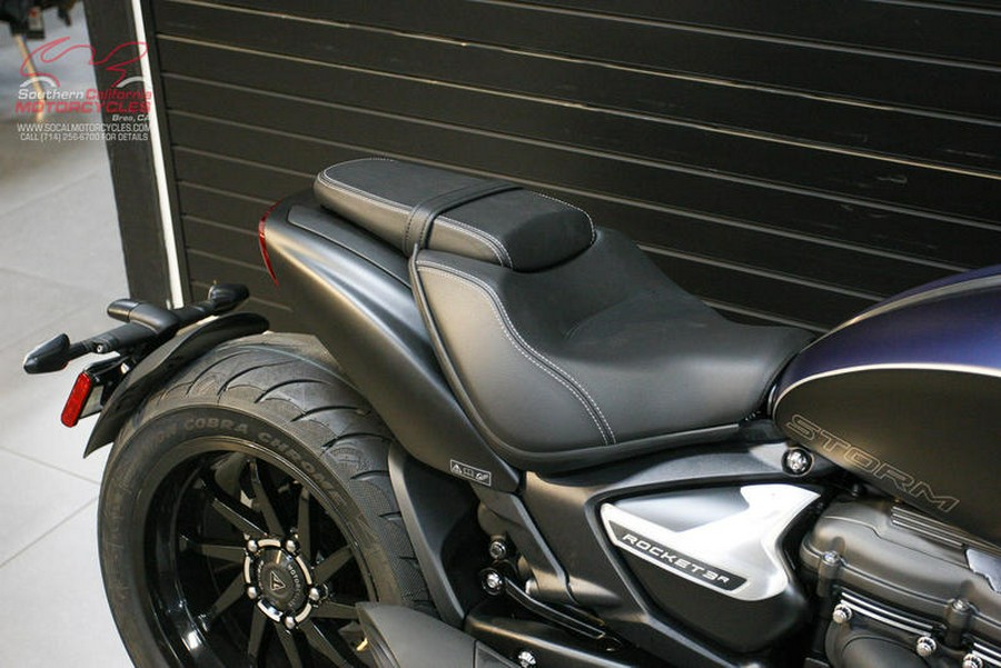 2025 Triumph Rocket 3 Storm R Satin Pacific Blue and Matte Sapphire Black