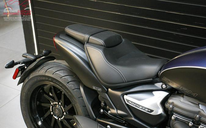 2025 Triumph Rocket 3 Storm R Satin Pacific Blue and Matte Sapphire Black