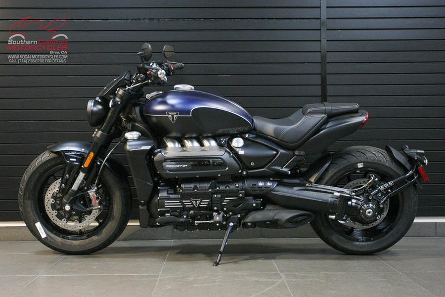 2025 Triumph Rocket 3 Storm R Satin Pacific Blue and Matte Sapphire Black